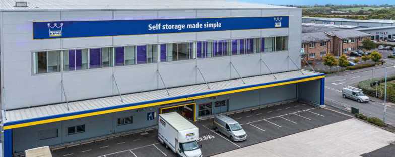 The exterior of Storage King Frome