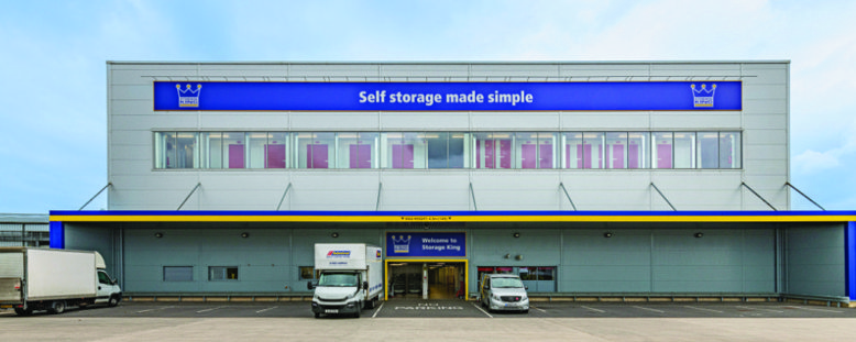 The exterior of Storage King Frome
