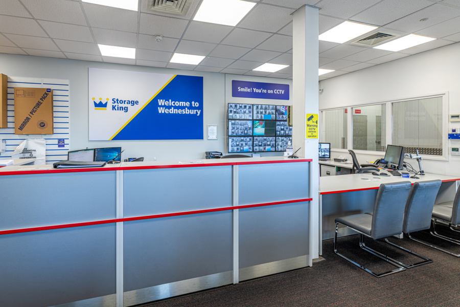 Storage King Wednesbury Reception