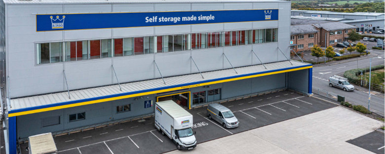 The exterior of Storage King Frome