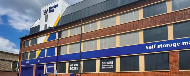 The exterior of Storage King Acton