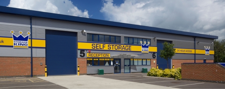 The exterior of Storage King Woodley