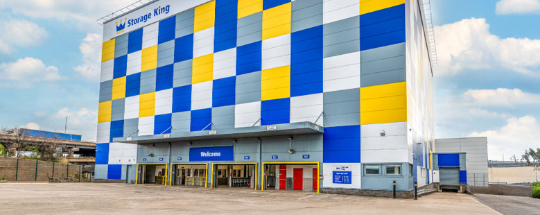 The exterior of Storage King Wednesbury
