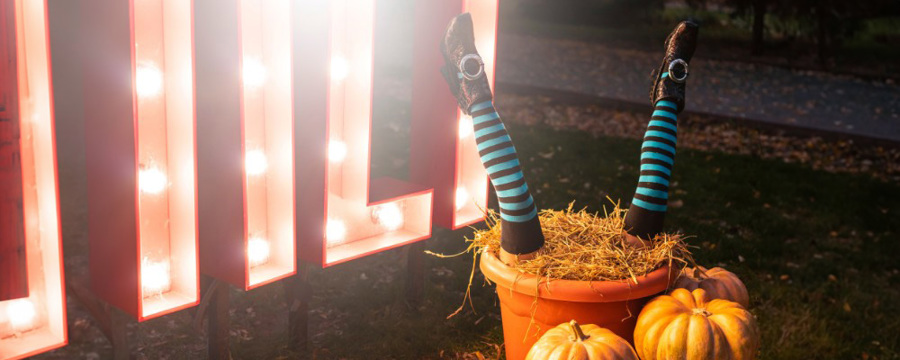 A witch’s legs