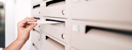Letter Placed Into Postbox