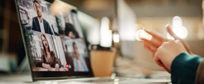 Women In A Online Meeting