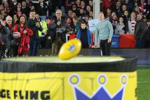 Gloucester Rugby Fans Can Now Take Part In The Half-Time #StorageFling