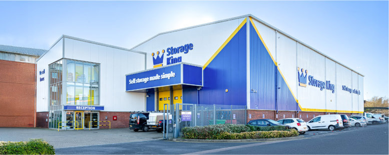 An exterior shot of Storage King Maidstone