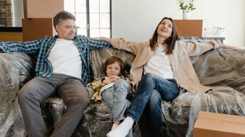 Family Moved Into New House