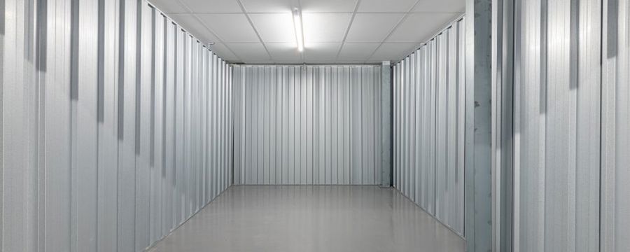 Interior of a Storage King storage unit