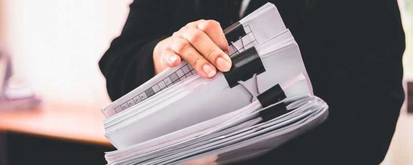 Confidential work documents