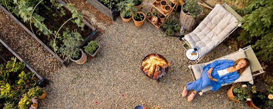 A person sitting around a fire pit

AI-generated content may be incorrect.