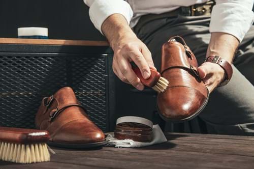 Proper shoe care on sale