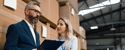 Feature Image Business Staff In Their Storage Unit Doing Inventory
